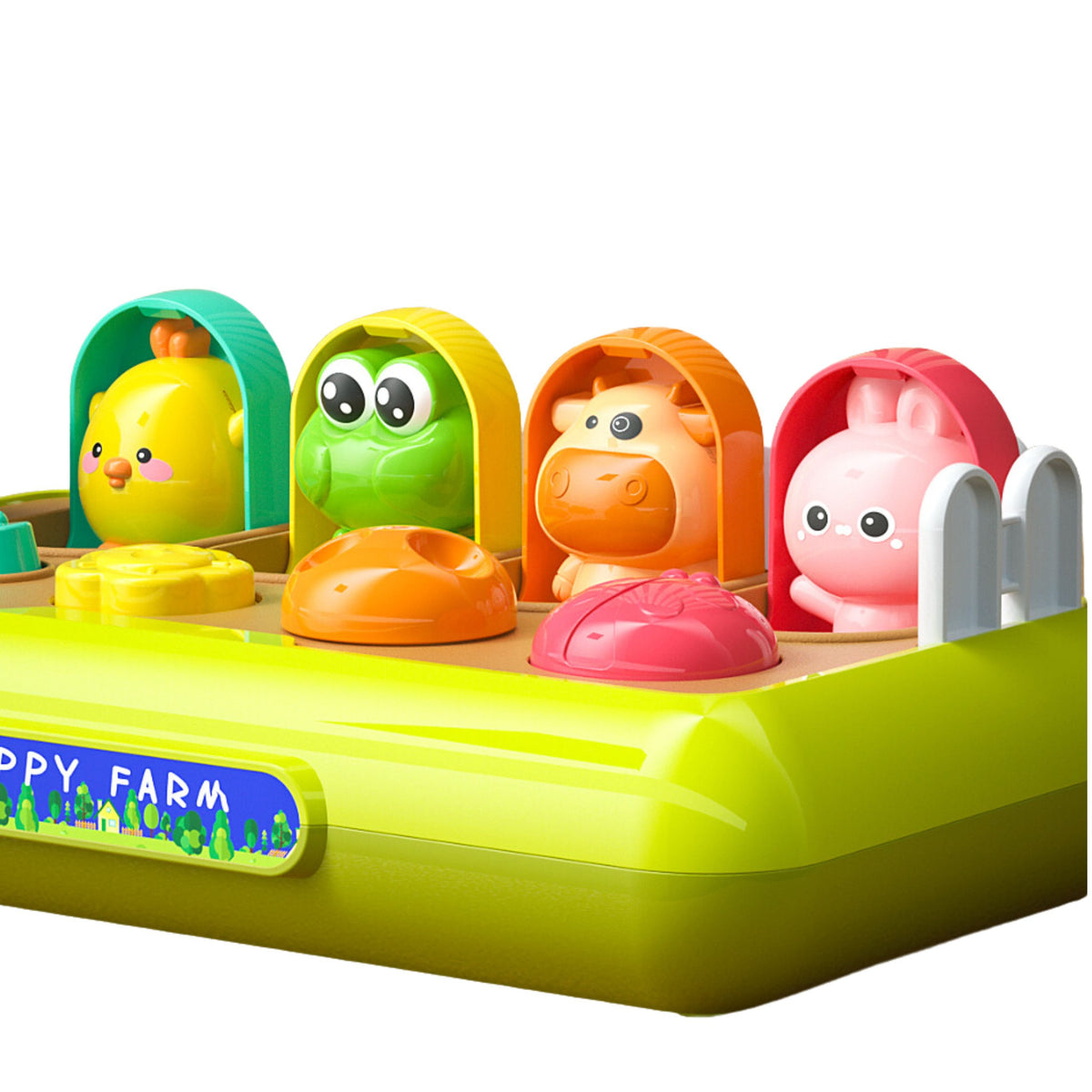Woopie Bébé Jouet Éducatif Pop-up Animaux Happy Farm