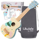 Класическа световна дървена китара Ukulele за деца, синя