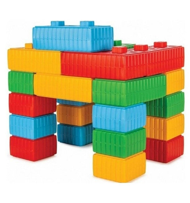 Woopie Costruzioni Blocchi Xxl Set Con Auto 43 Pezzi.