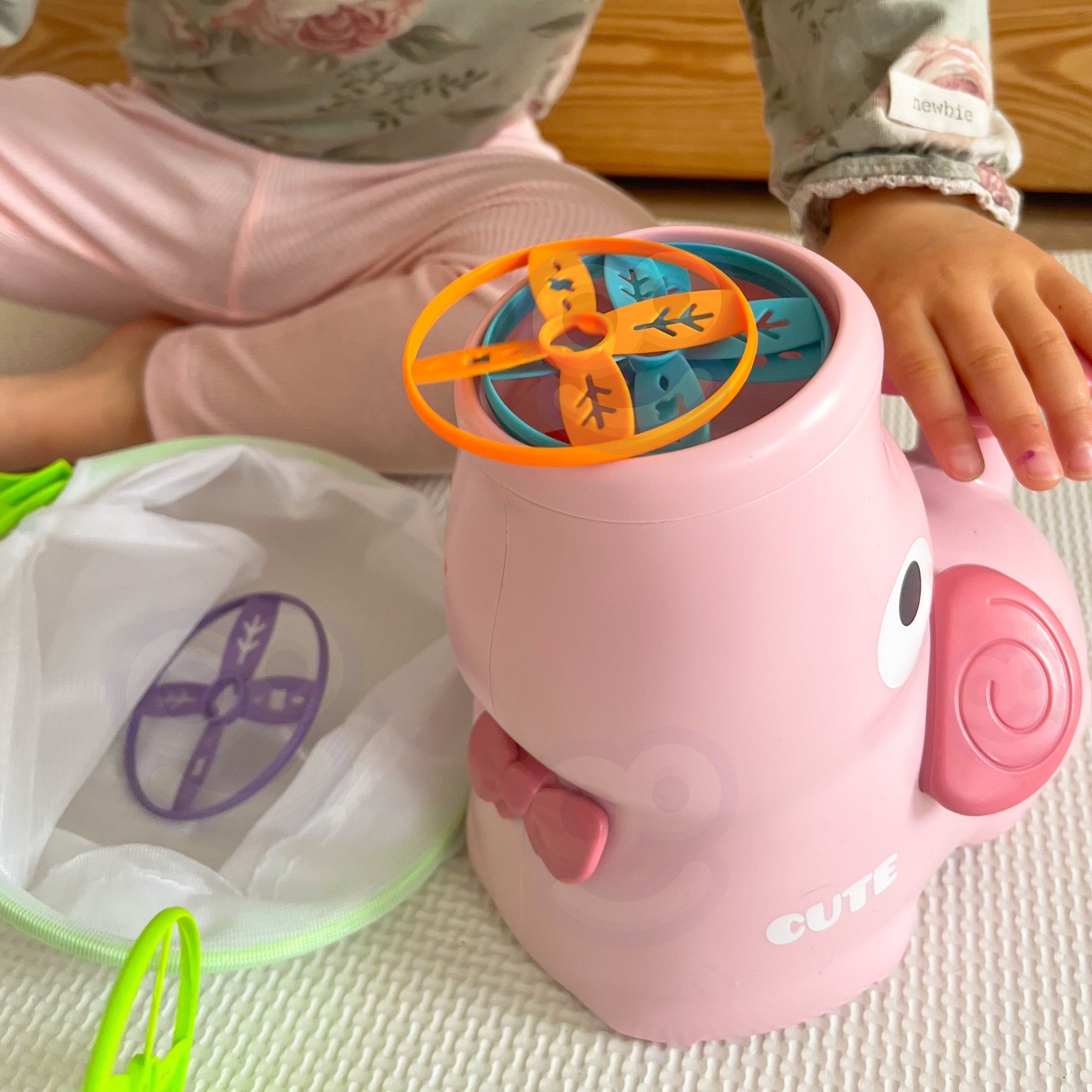 Woopie Arcade Game Catch Frisbee Disc Launcher