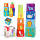 Образователна играчка Classic World Magic Box Blocks Puzzle Tower Box