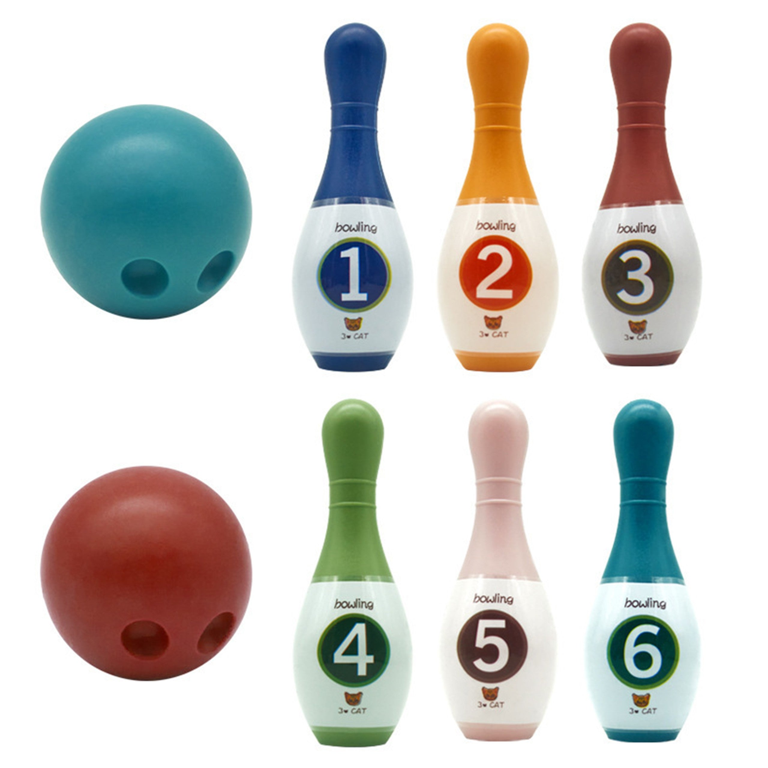 Woopie színes bowling gyerekeknek számok
