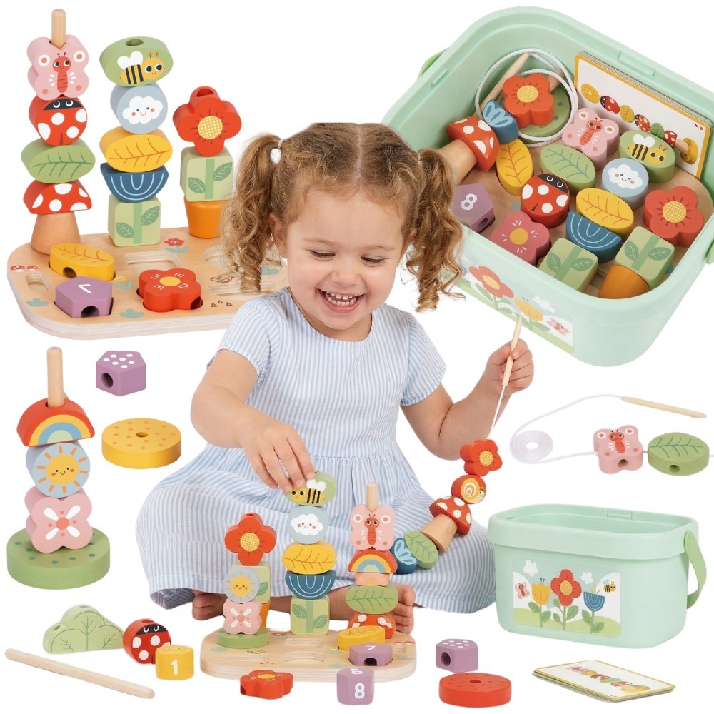 Tooky Toy Educational Box 5-in-1 Magic Garden Montessori
