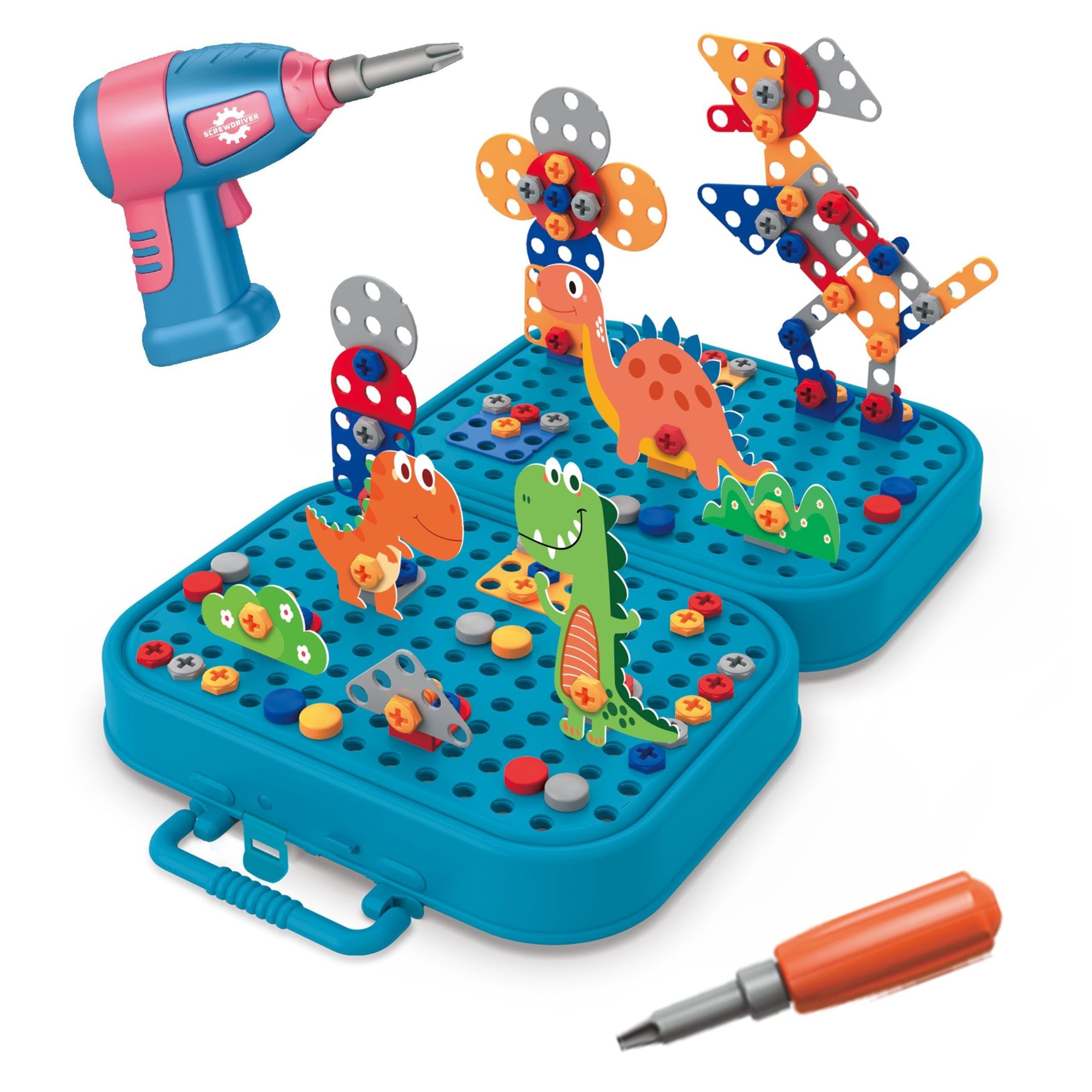 Woopie Set fai da te viti per blocchi di dinosauro