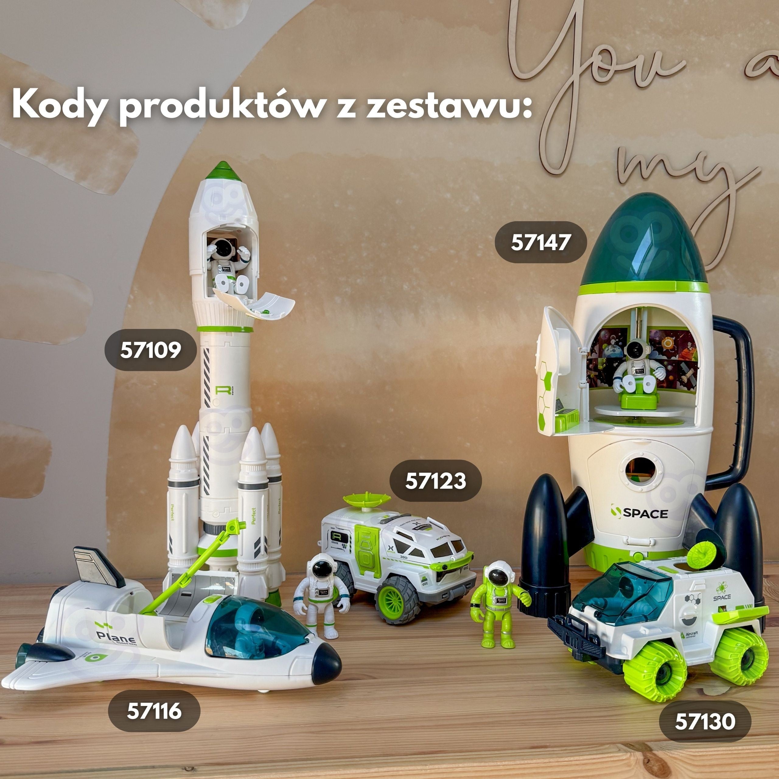 Woopie Interactive Space Rocket Space Set