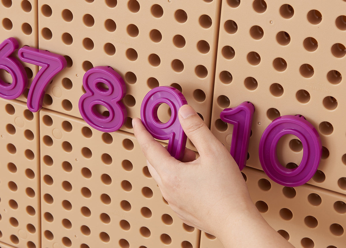 Masterkidz Set Of Numbers And Symbols For Learning Counting And Mathematics For Stem Wall Panels 82 Pcs.
