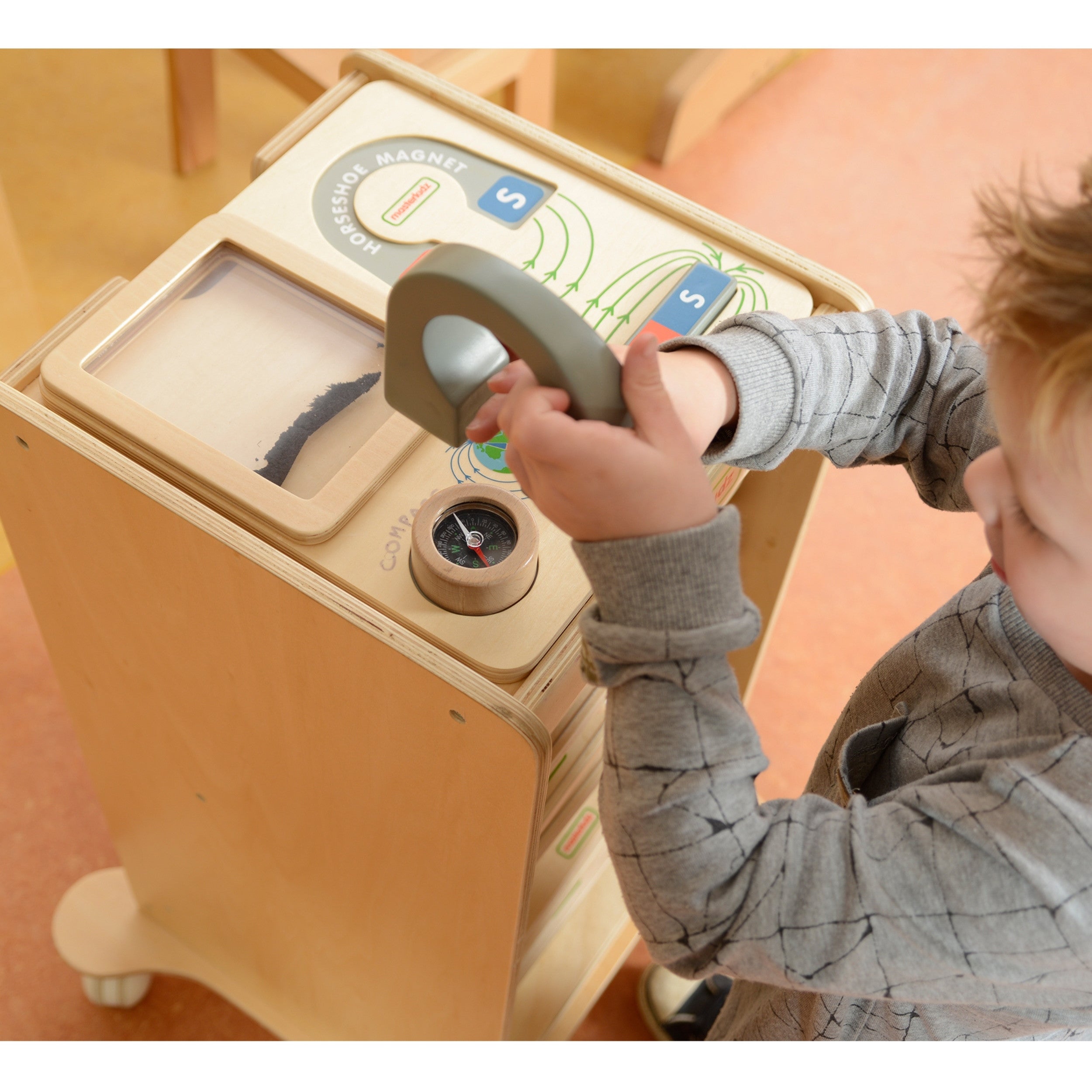 Magnetická vzdelávacia doska Masterkidz Montessori kompas