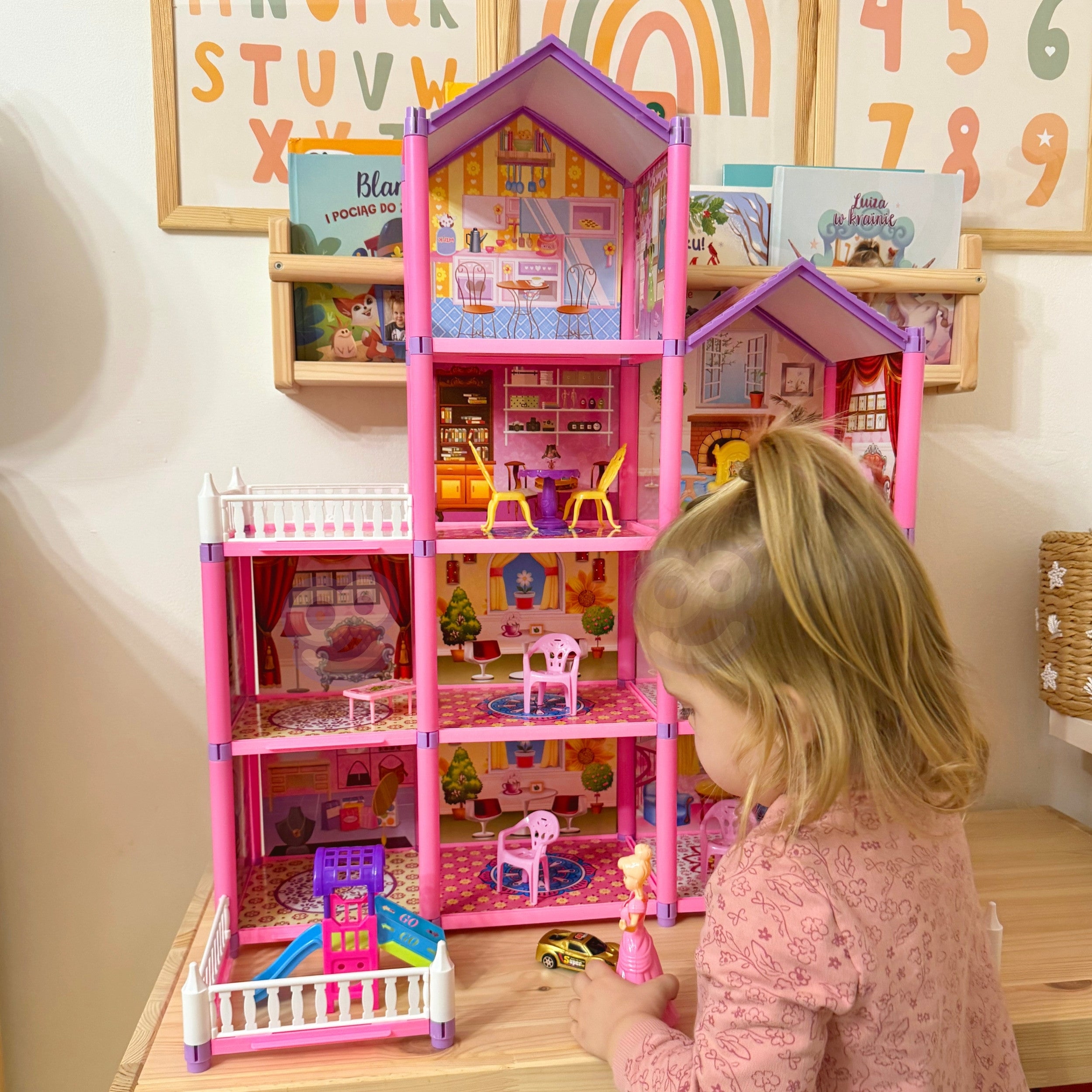 Woopie Mega Villa Dollhouse Прекрасна къща 194 бр.