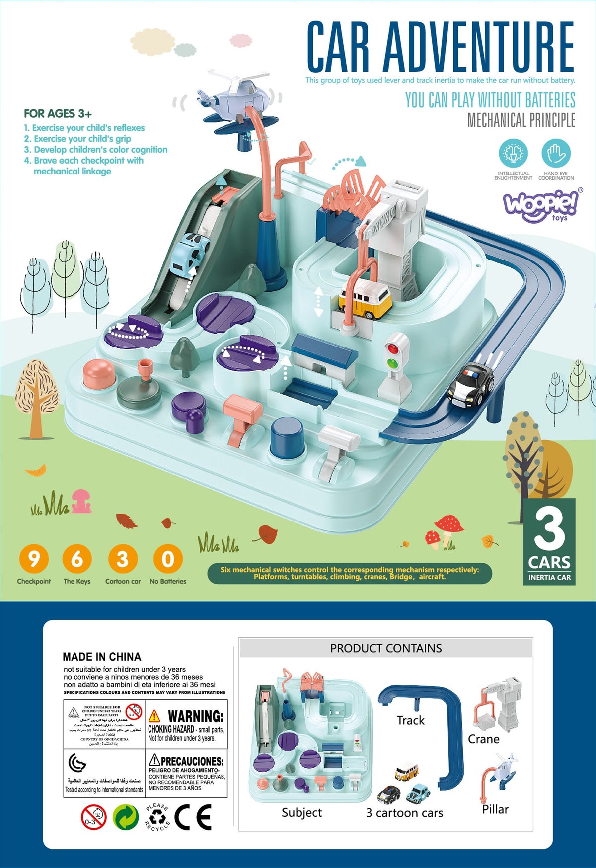 Woopie Interactive Car Track Car Adventure