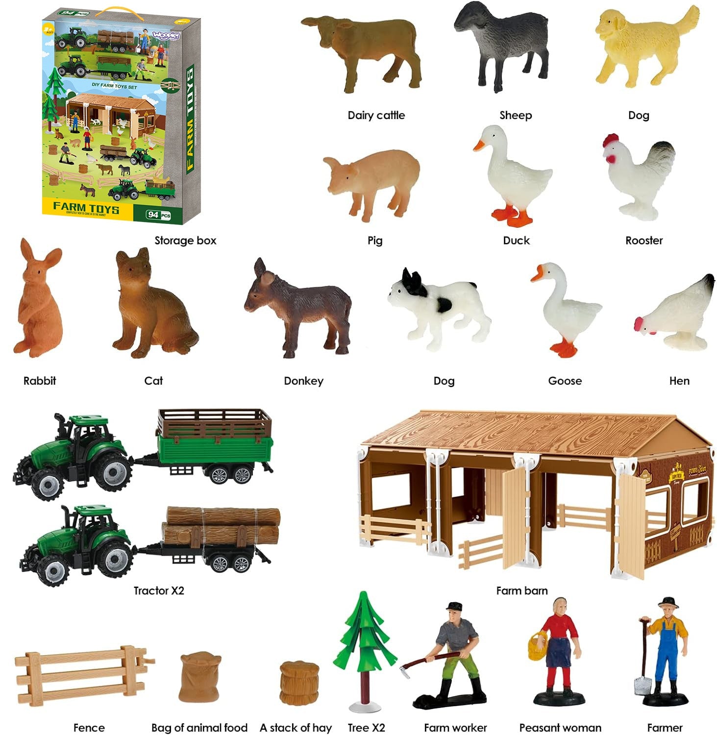 Woopie Little Farmer XL set boerderijfiguren