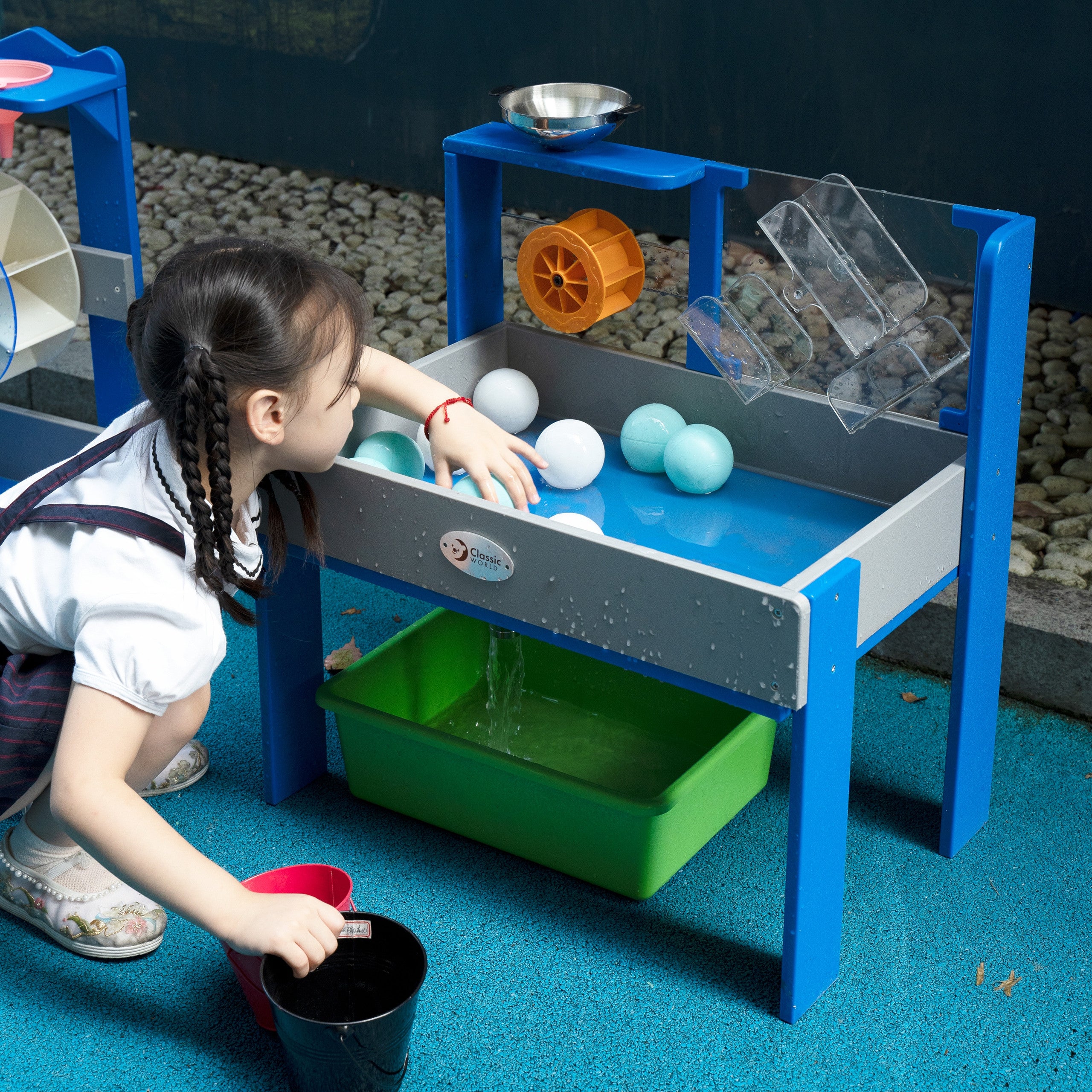 Classic World Edu Water Table 2-in-1-Experimentierset für Sand und Wasser