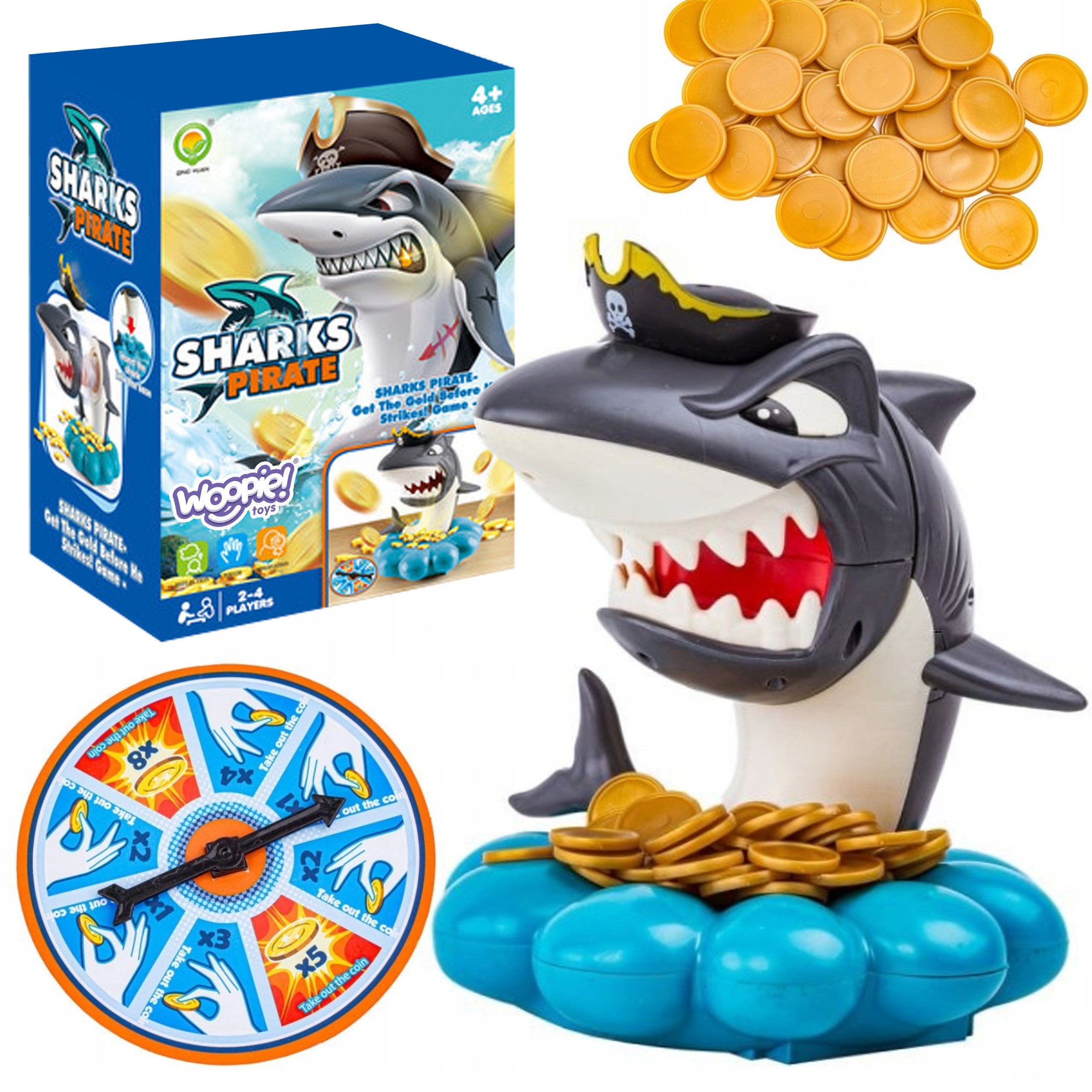 Woopie Angry Shark Arcade-Spiel