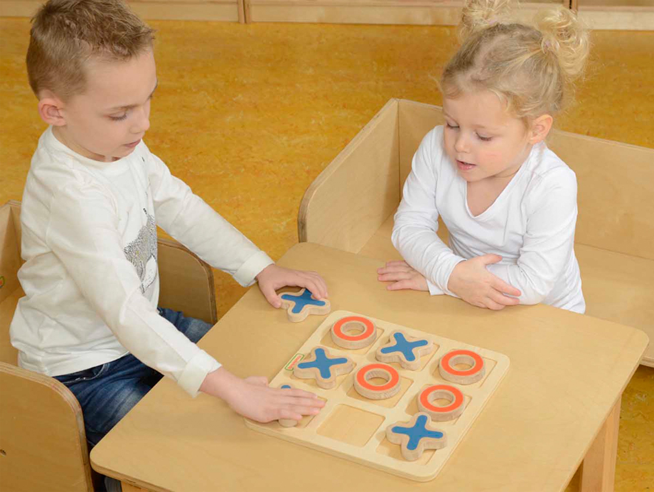 Masterkidz Tic-tac-toe Wooden Game For Kids Logical Puzzle