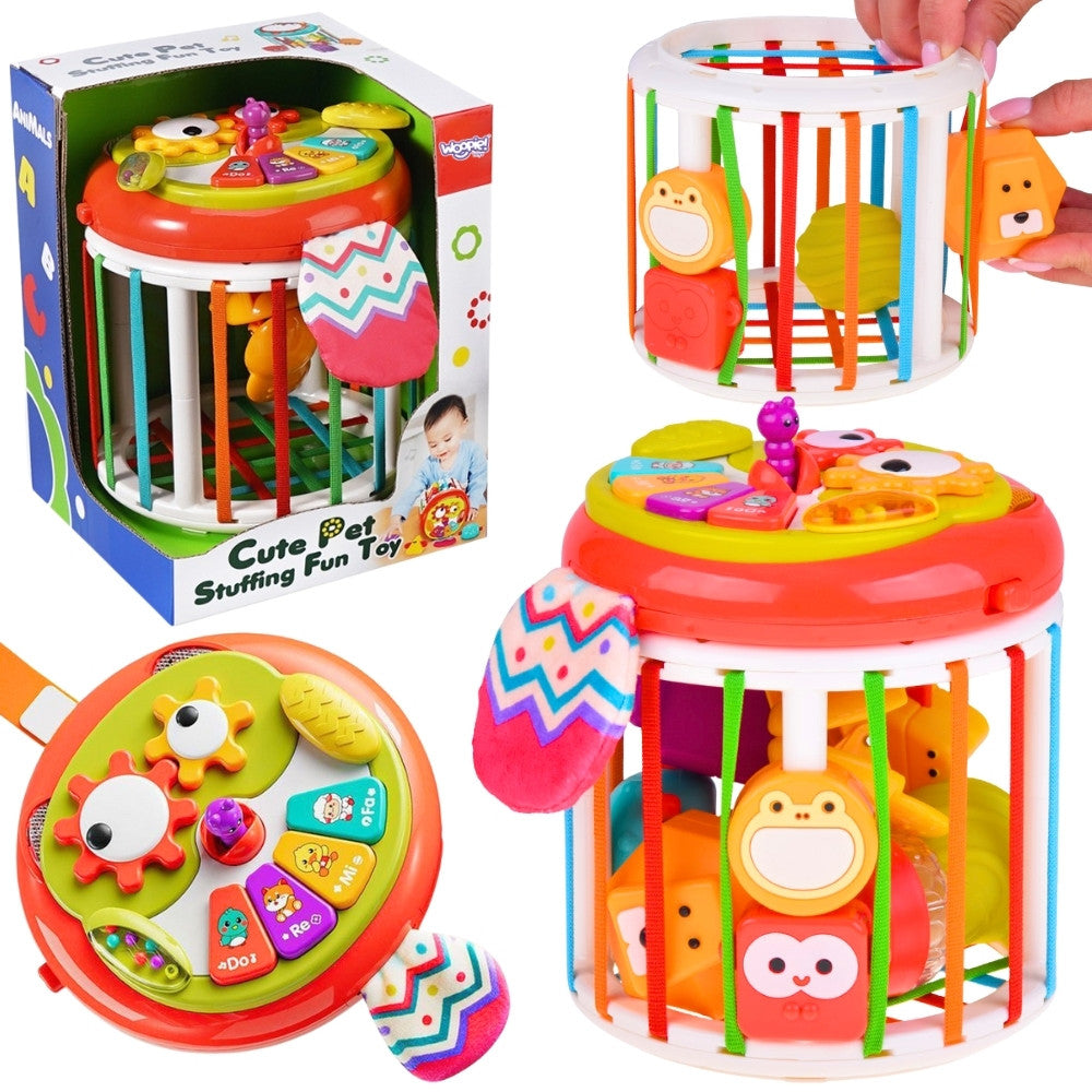 Woopie Baby Roller Sensory Cube Interactive Drum