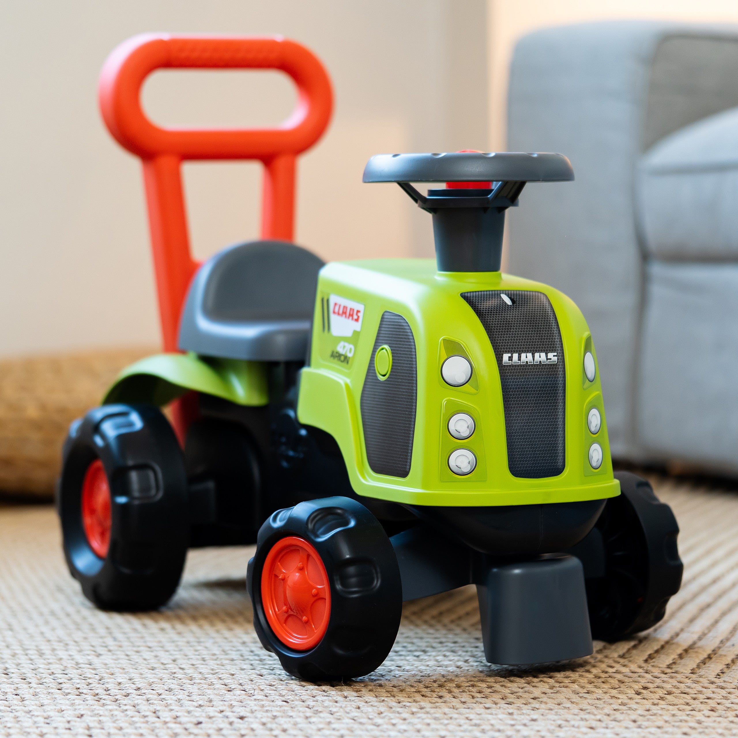 Impingator Tractor Ride-on Falk Baby Claas Arion 470 Cu Claxon