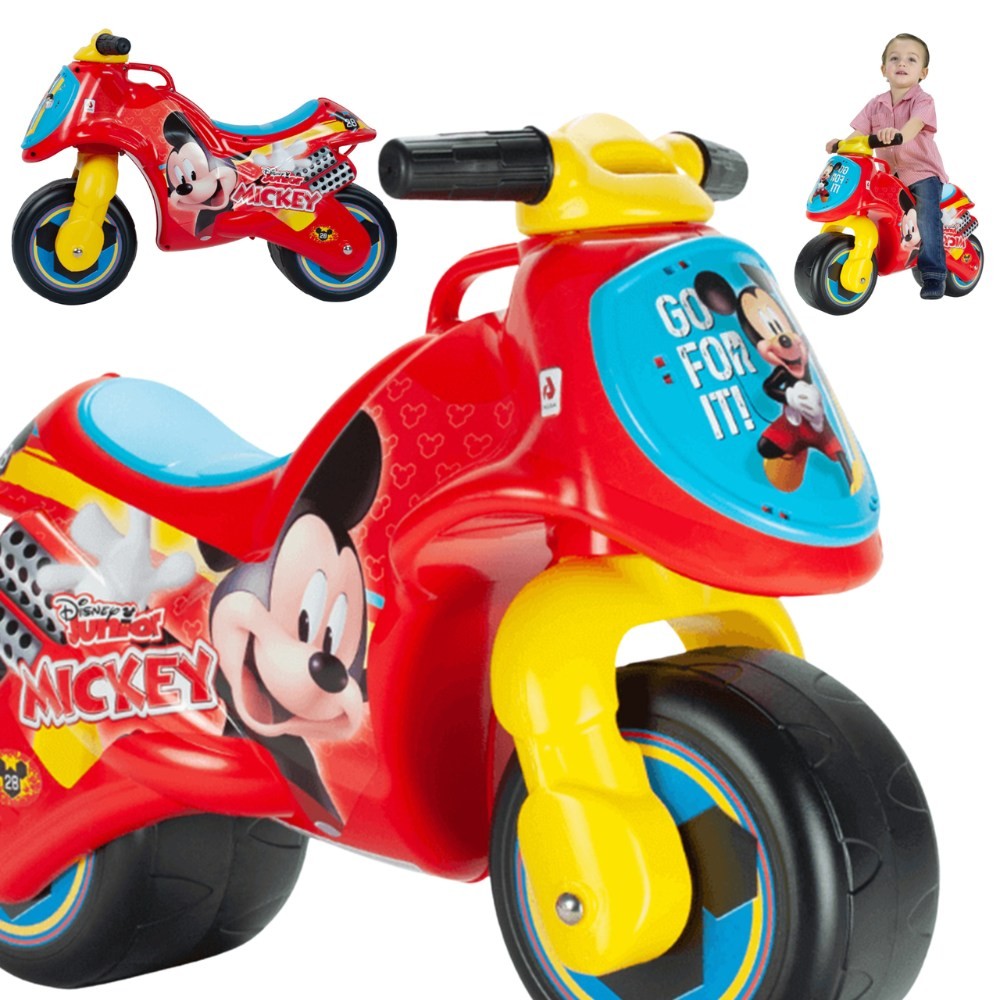 Велосипед за балансиране с двигател Mickey Mouse Injusa