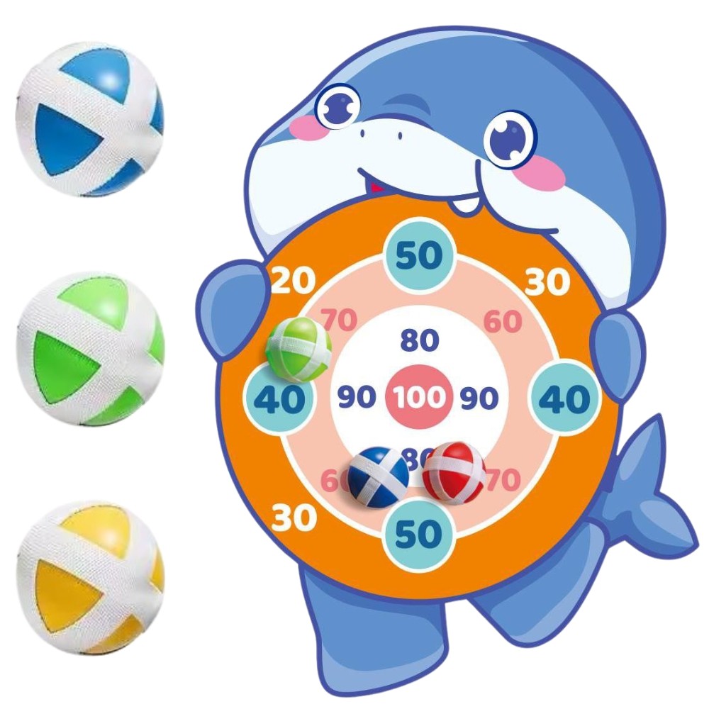 Аркадна игра Woopie Velcro Dartboard Shark