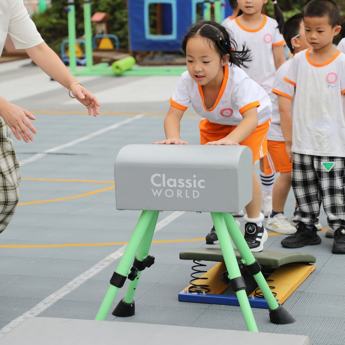 Certificados de tablero gimnástico de trampolín de madera Classic World Edu