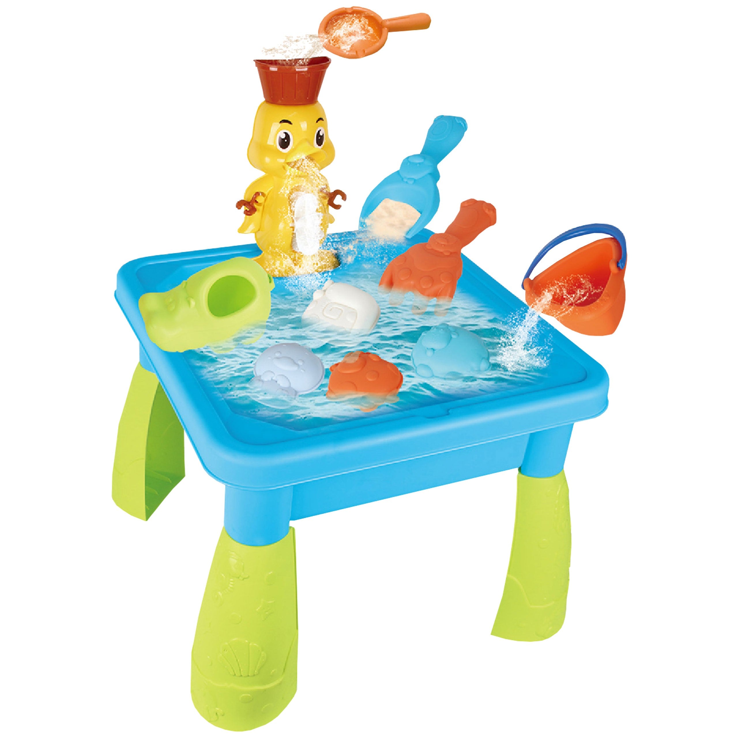 Woopie watertafel zandbak 2 in 1 voor kindertuinspeelgoed