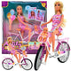 Woopie Royal Lily The Cyclist Baby Doll In A Bike Seat