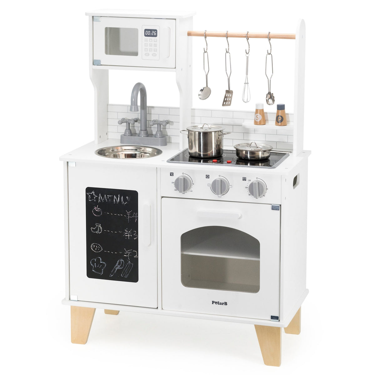Viga Polarb Wooden Kitchen Light Sound + Accessories