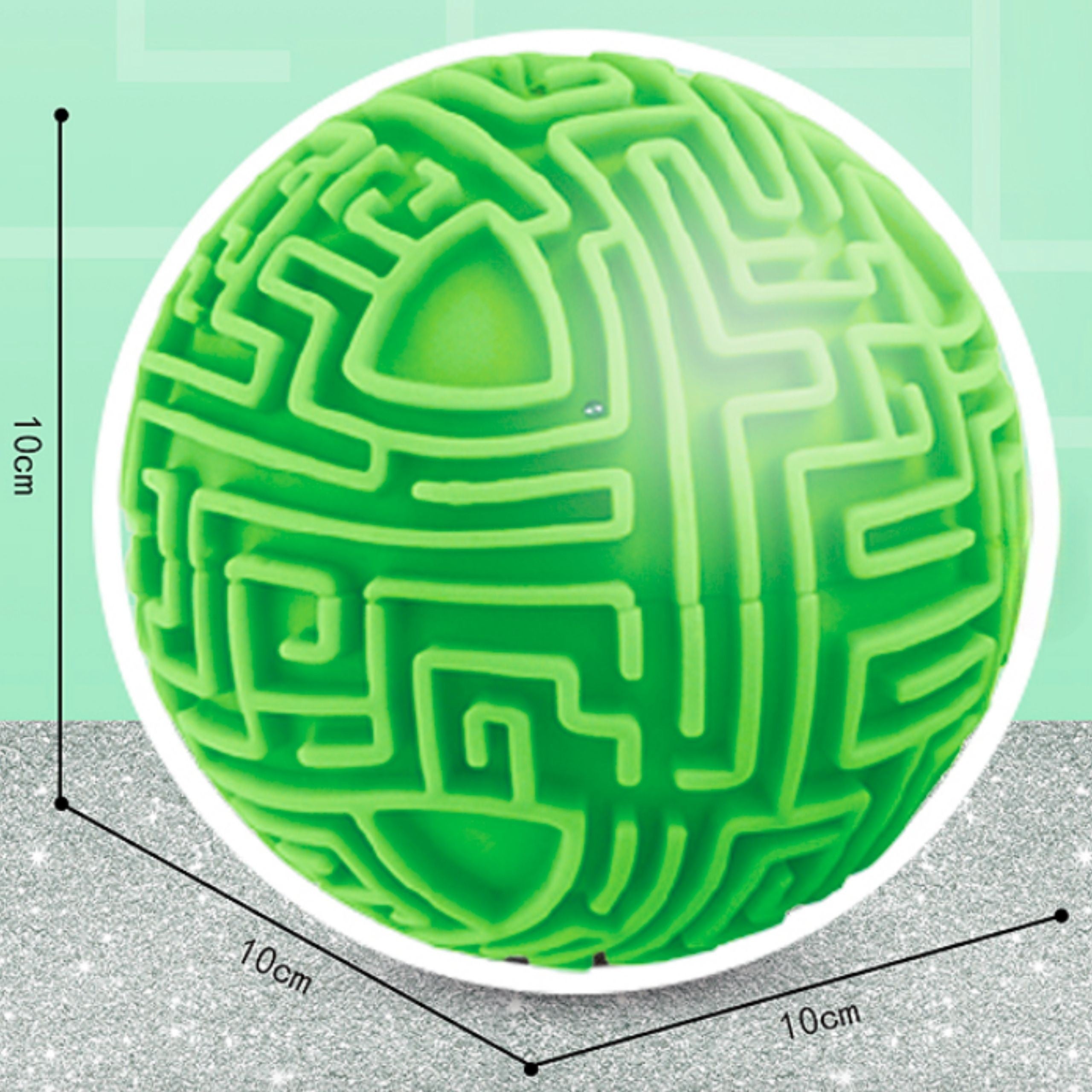 Woopie Green Ball 3d Maze Arcade Game Amaze Ball