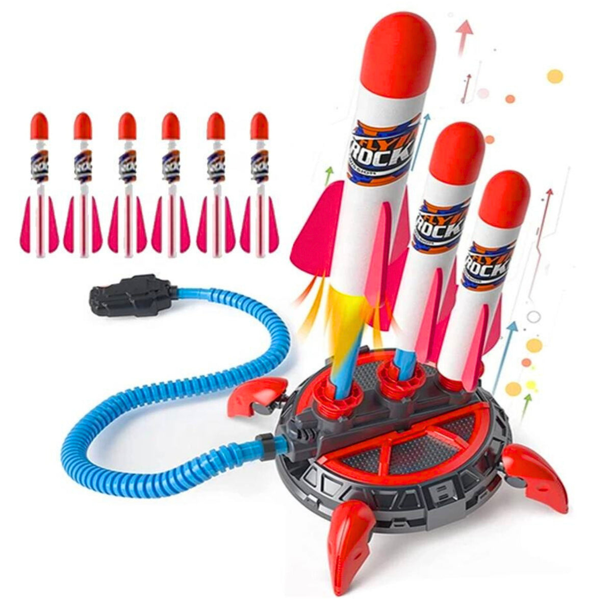 Woopie Foam Rocket Launcher 6 Stk.