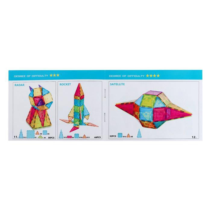 Klocki magnetyczne Montessori Woopie 3d