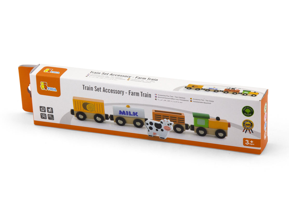 Viga Set Accessoires Voor De Trein - Landbouwtrein