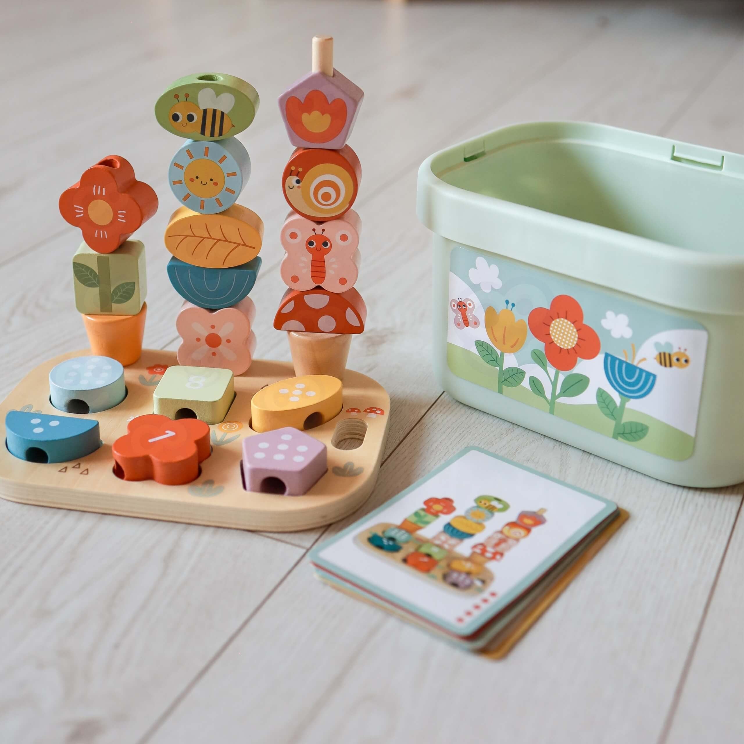 Tooky Toy Educational Box 5-in-1 Magic Garden Montessori