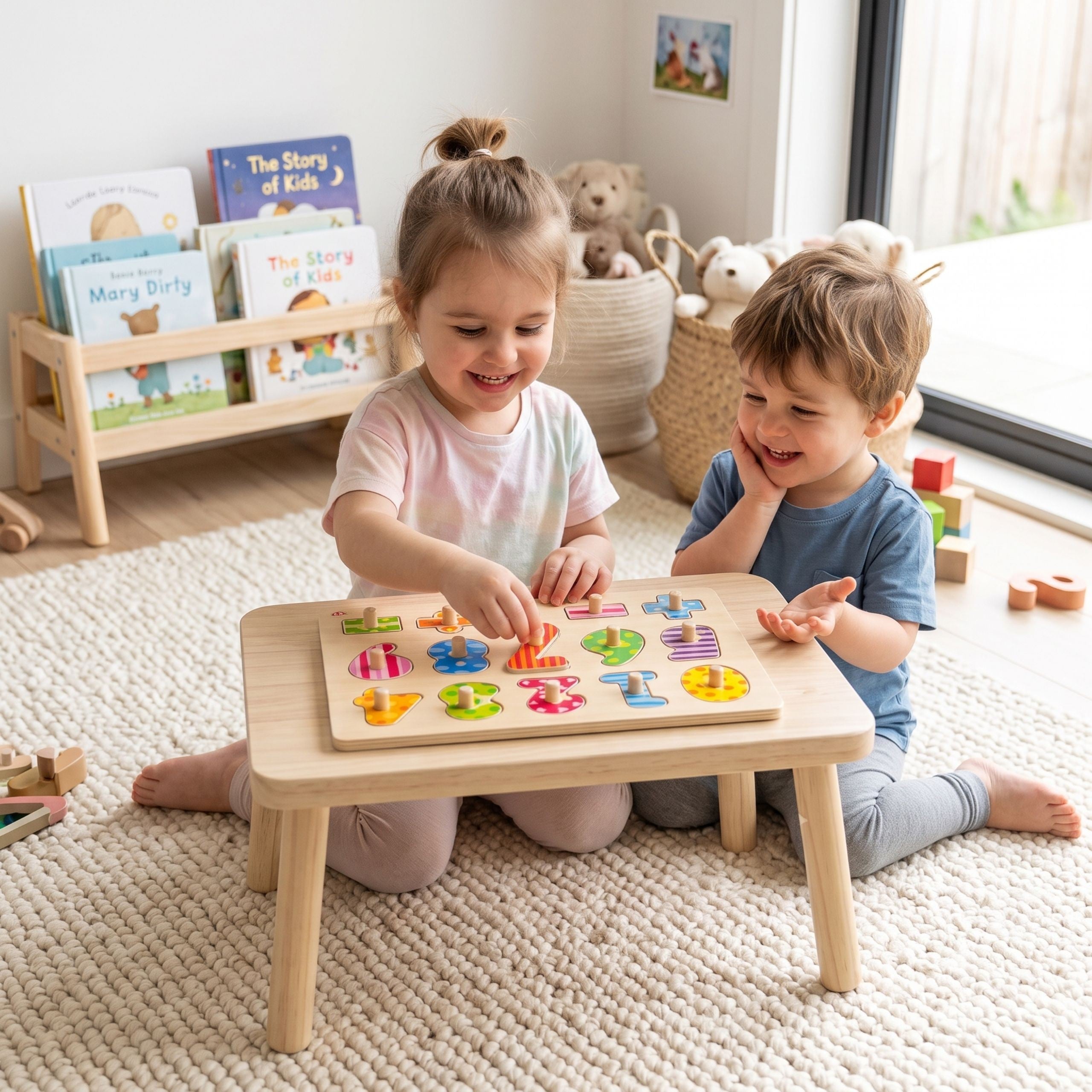 Tooky Toy træpuslespil Lær at tælle puslespil med numre
