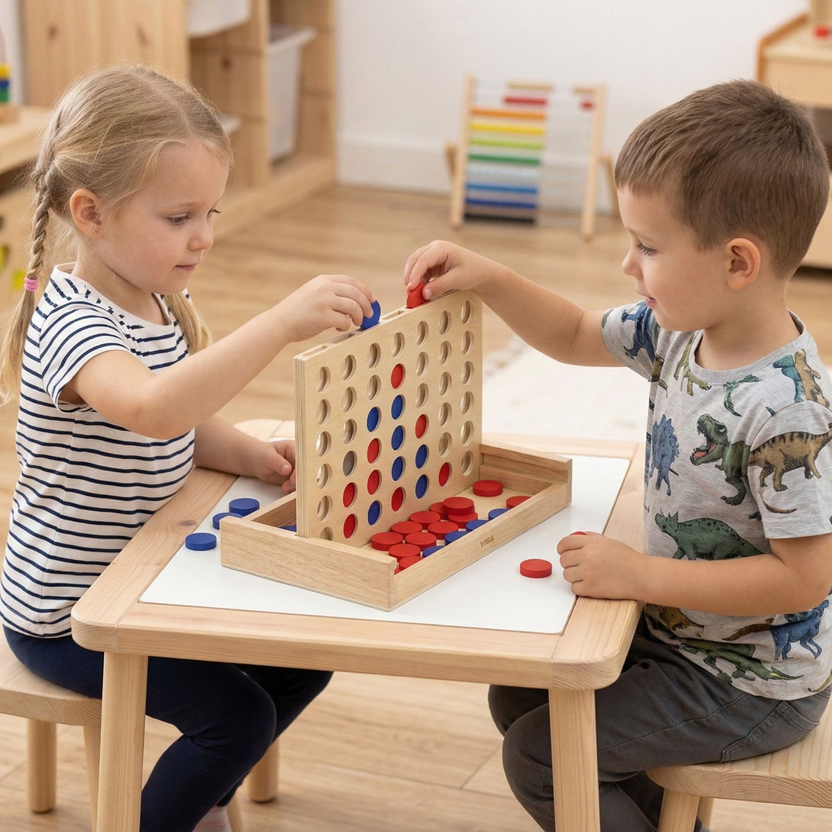 Viga 4 på stribe puslespil
