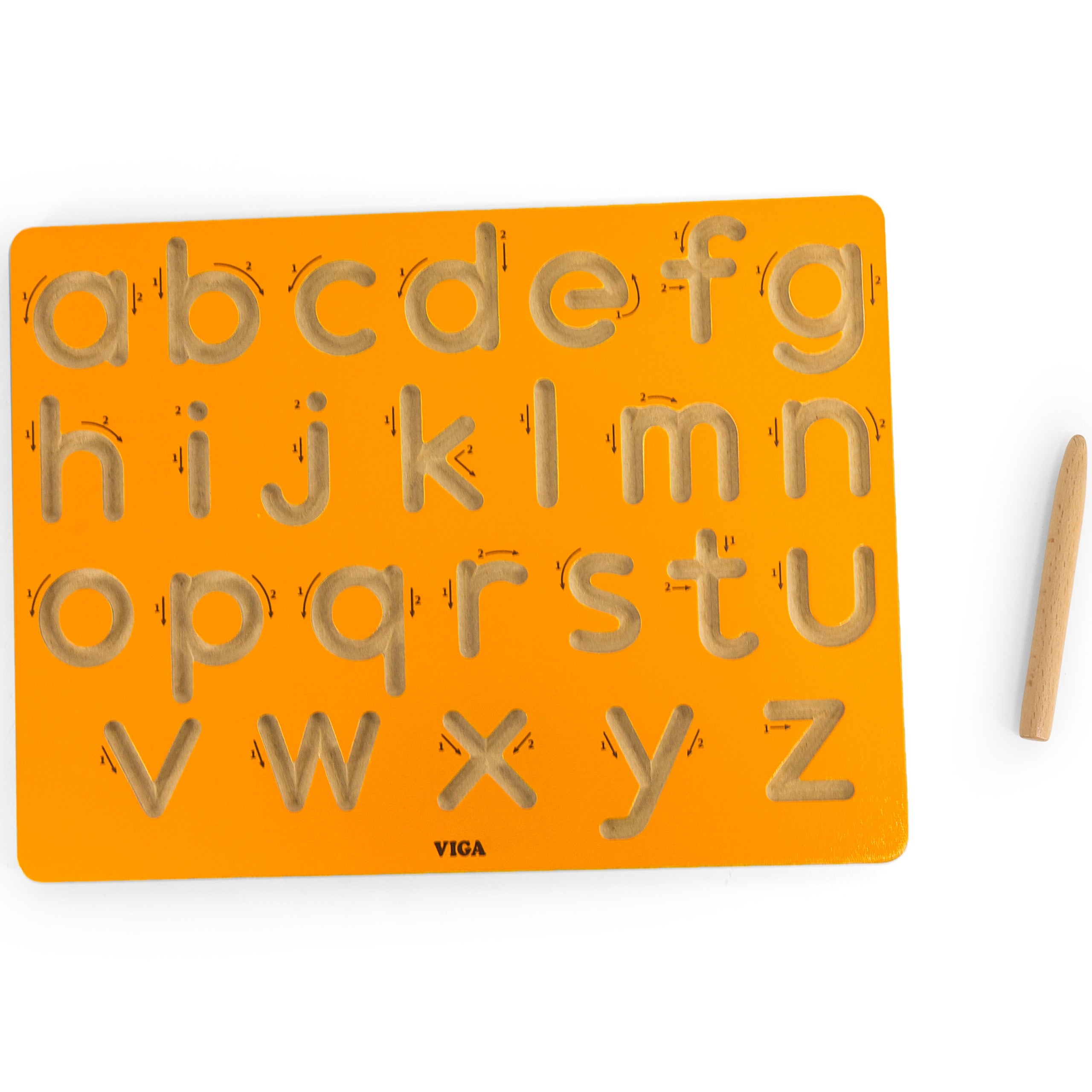 Viga Graphomotor Board Lettres minuscules Apprendre à écrire