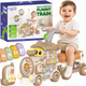 Woopie Interactive Train Ride-on Pusher 3-i-1 pædagogisk spillelys