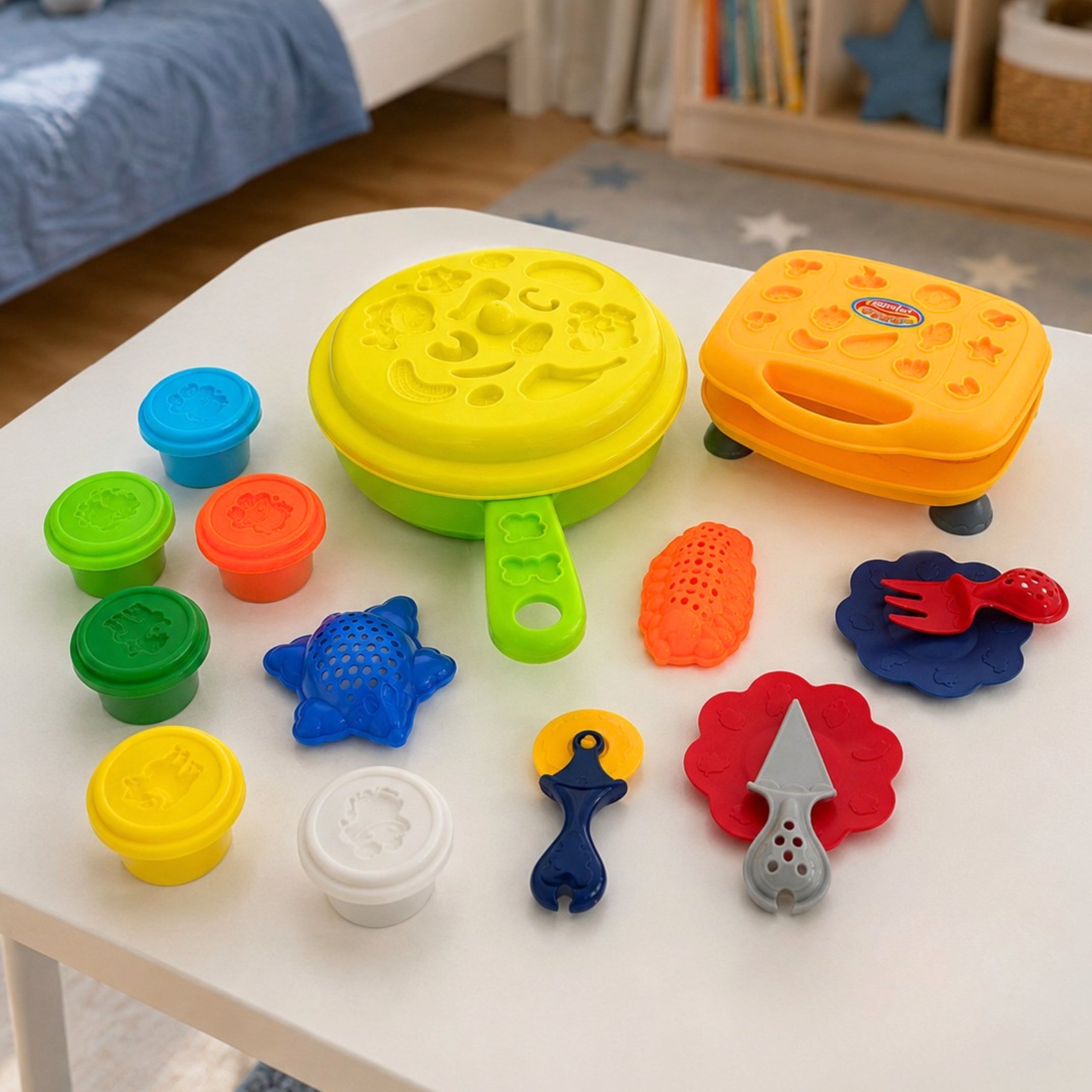 Woopie Dough Set Kitchen Waffle Maker 39 Pcs.
