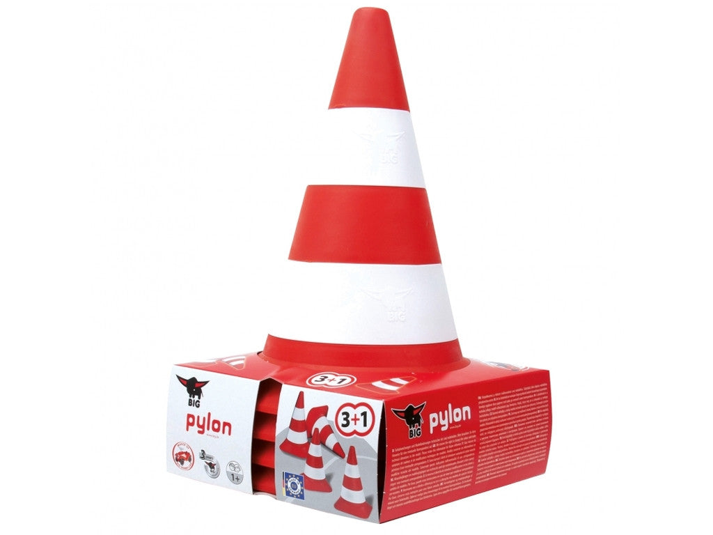 Veľké cestné kužele Sada 4 kužeľov