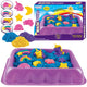 Woopie Kinetic Sand 0,6 Kg Unicorn bord med forme sæt