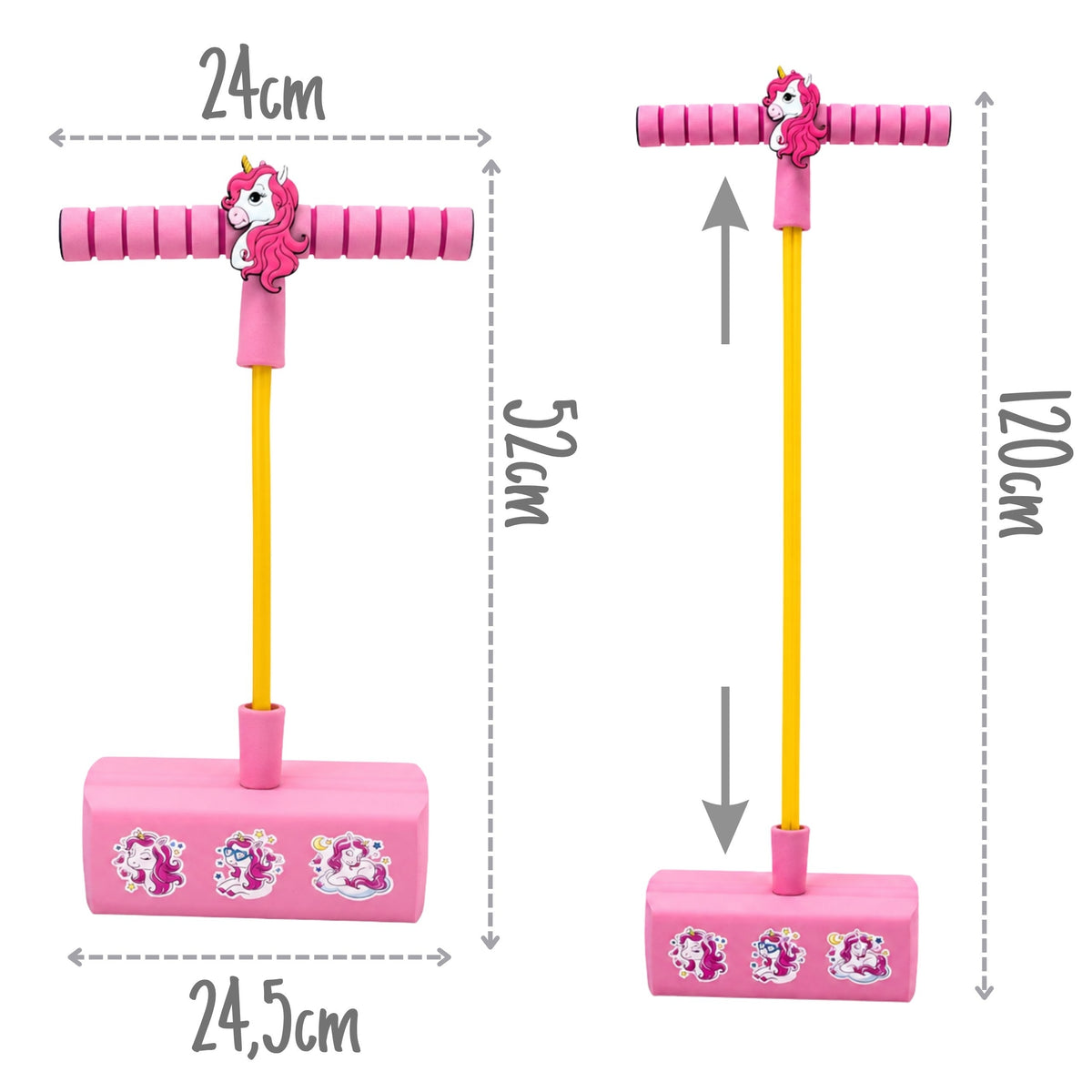 Woopie Foam Pogo Jumper pre deti na skákanie Squeaking Balance Training