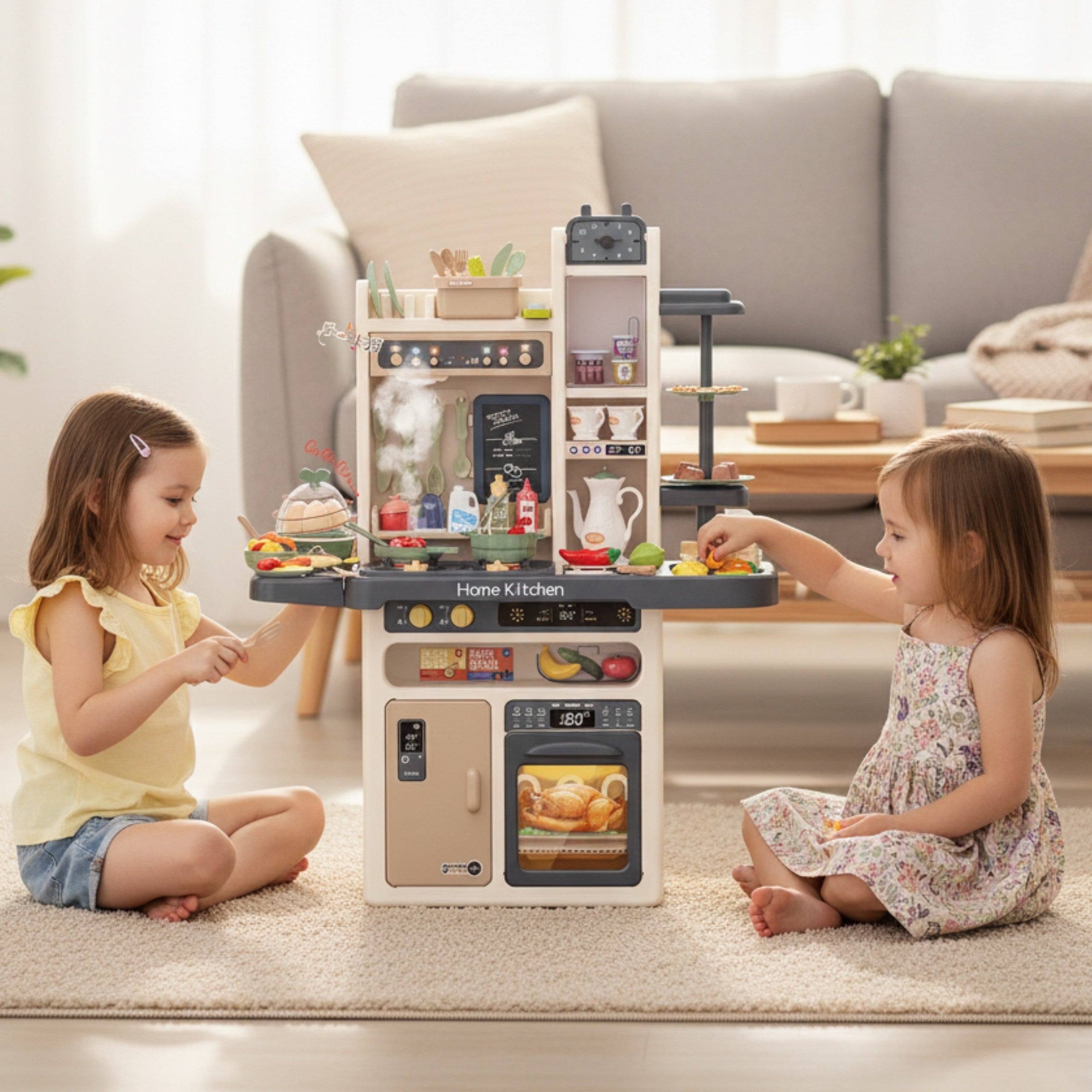 Woopie Interactieve Keuken Met Stoomkraan Met Watercirculatie-effecten 88 St.