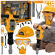 Комплект инструменти Woopie Little Handyman Очила Каска Пневматичен чук 21 бр.