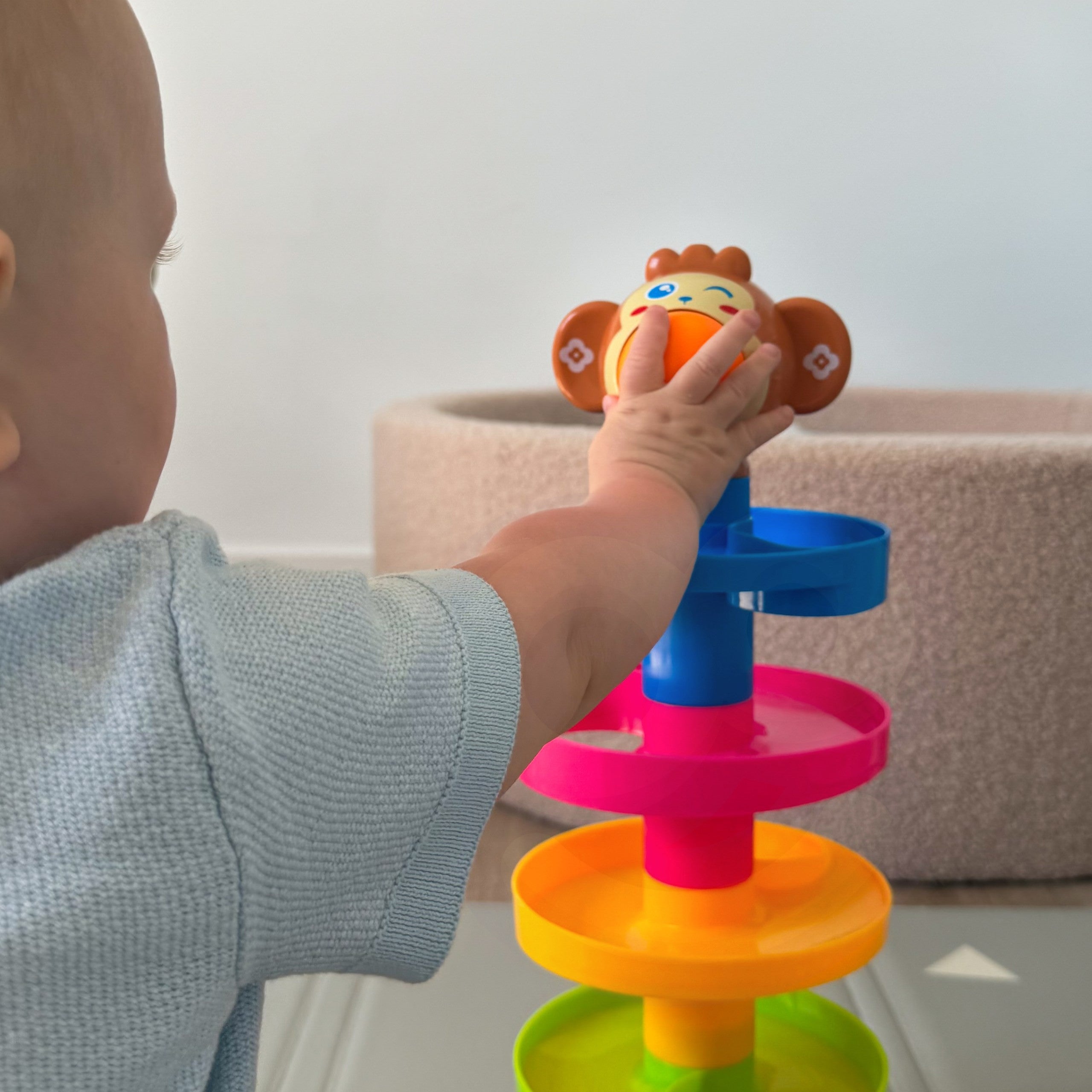 Woopie Baby Ball Track Spiral Set + 3 Balls