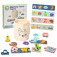 Woopie Green Sensory Memory Shapes Puzzle Fsc