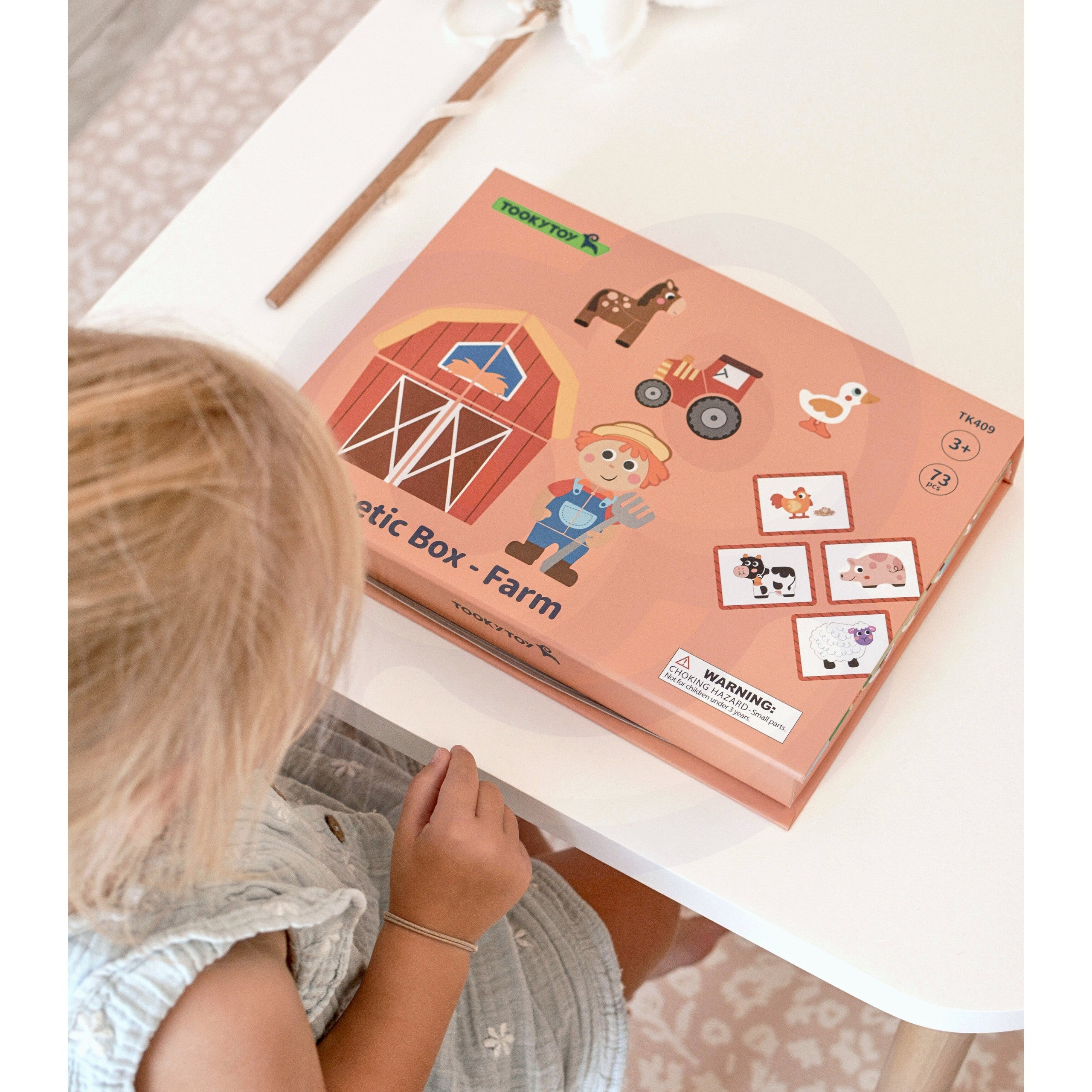 Tooky Toy Magnetické Puzzle Farm Puzzle
