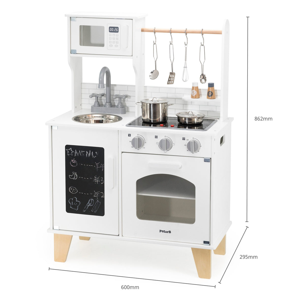 Viga Polarb Cucina in Legno Luce Suono + Accessori