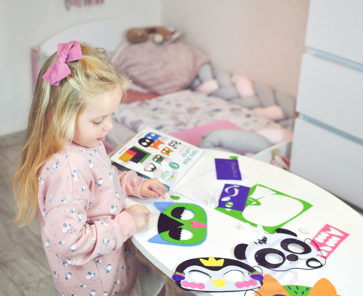 Woopie Art&fun kreativní sada filcových masek 4 ks.