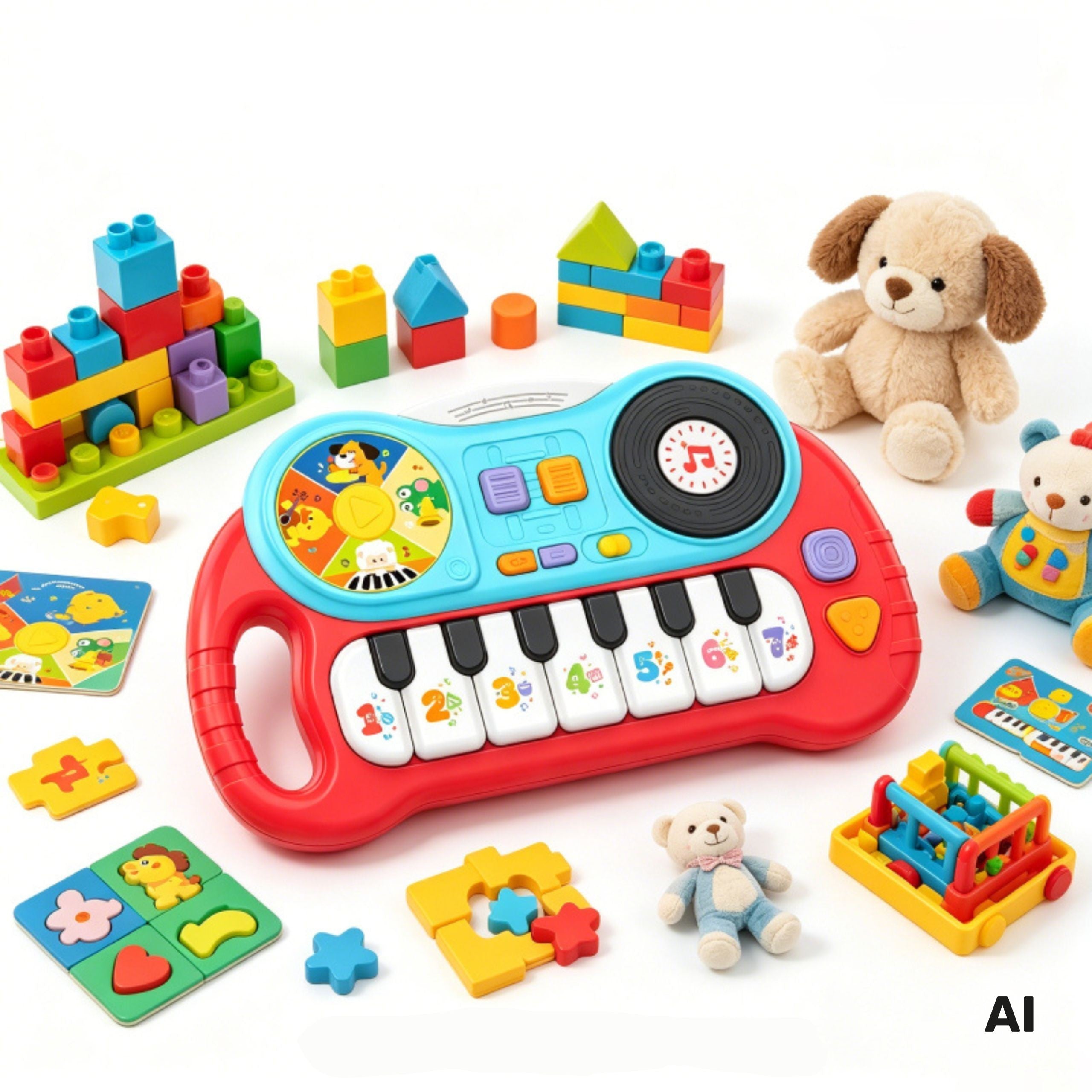 Woopie Interactive Piano For Kids Organ Educational Sounds