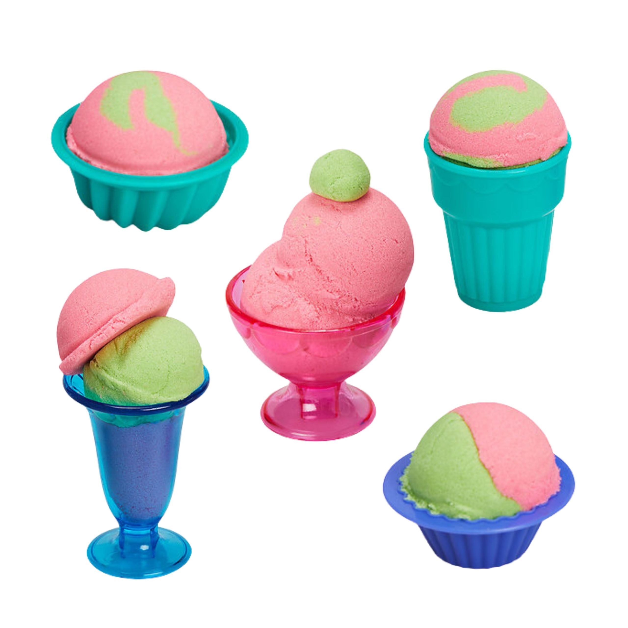 Woopie Kinetic Sand Set Accessoires pour glacier 10 pcs.
