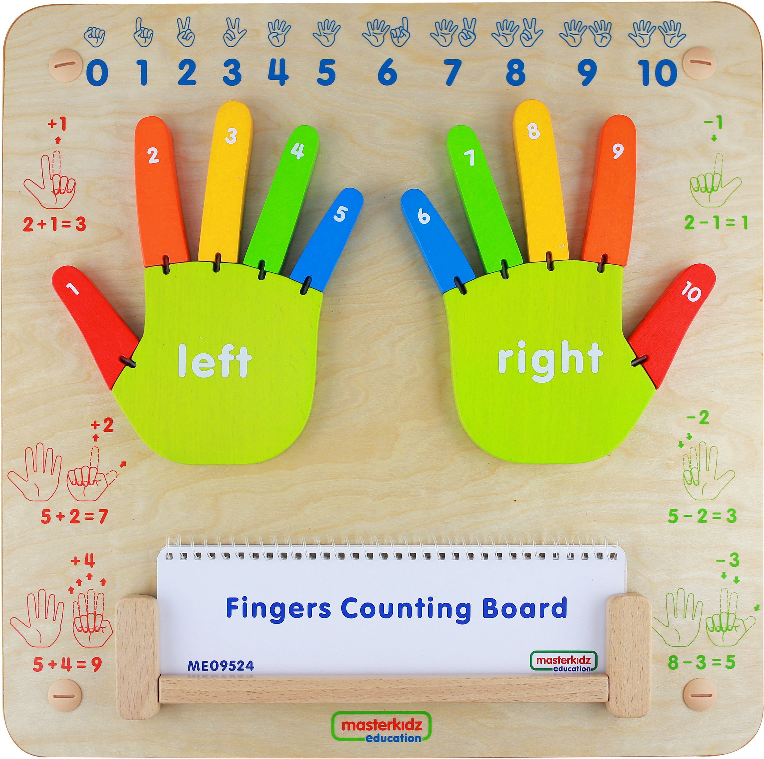Masterkidz Leren tellen Flex Montessori wandsensorisch bord