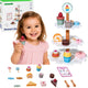 Tooky Toy Поднос за сладкиши Дървена поставка Кексчета Торти