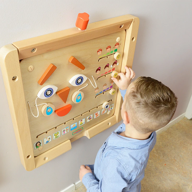 Masterkidz Как се чувстваш? Монтесори дъска за емоционално обучение